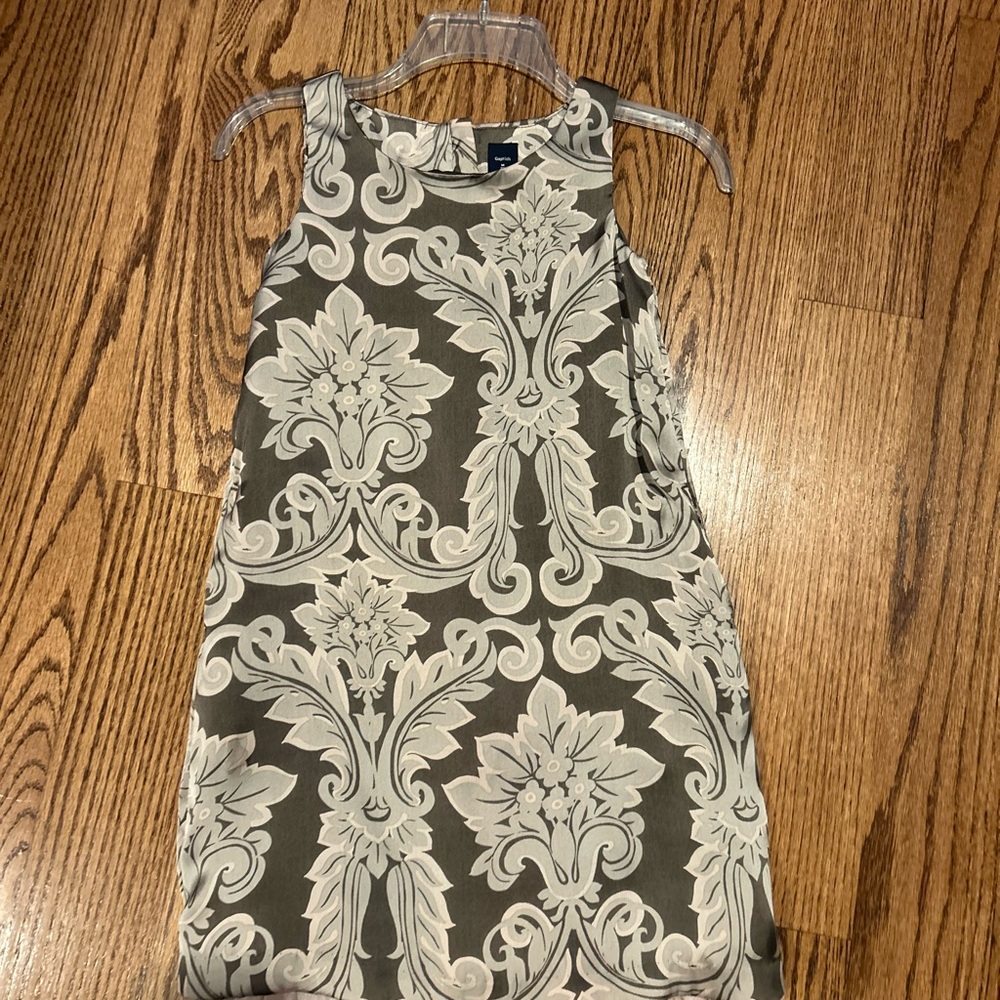 GAP Brown and Cream Patterned Dress